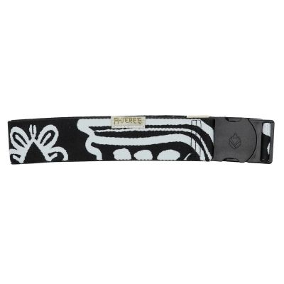 Dadsphelt Elastic BW Bird Pattern