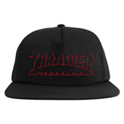 SHADOW MAG LOGO SNAPBACK BLACK