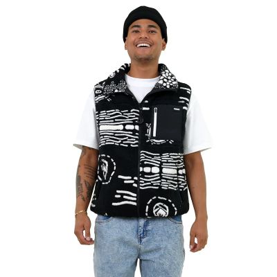 Jasey Jeph Vest Black White